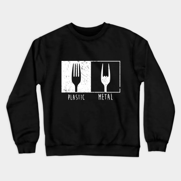 Metal Fork Crewneck Sweatshirt by ManuelDA